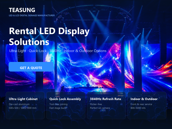 Rental LED Display – P2.6 P2.9 P3.91 P4.81